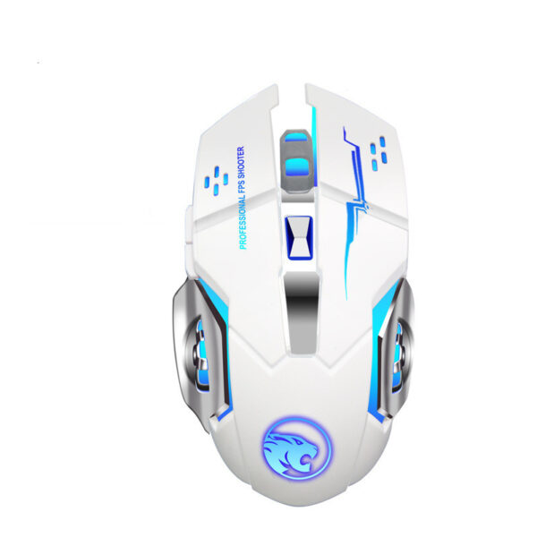 Wireless Gaming Mouse Luminous Mute Rechargeable Wired Office Mouse - Image 3