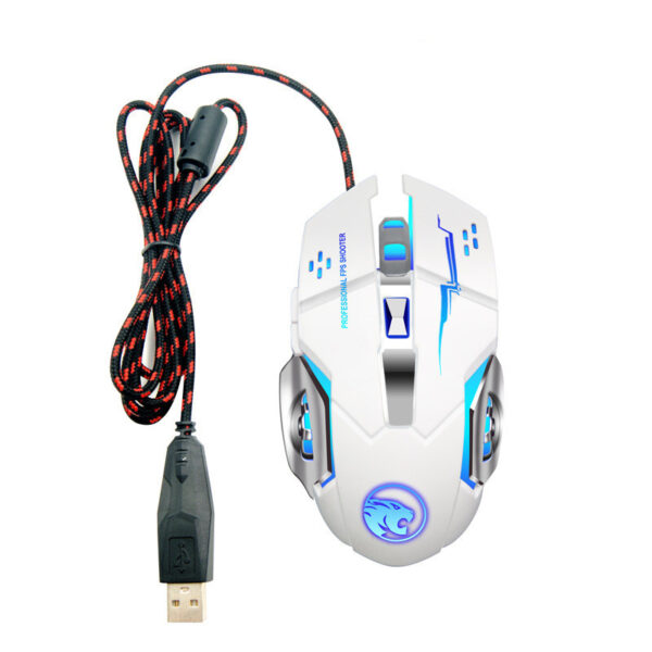 Wireless Gaming Mouse Luminous Mute Rechargeable Wired Office Mouse - Image 4