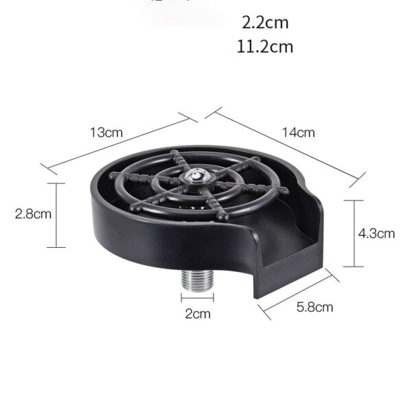 Bar Counter Cup Washer Sink High-pressure Spray Automatic Faucet Coffee Pitcher Wash Cup Tool Kitchen - Image 10